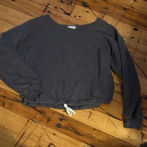 Aerie Charcoal Gray Sweatshirt